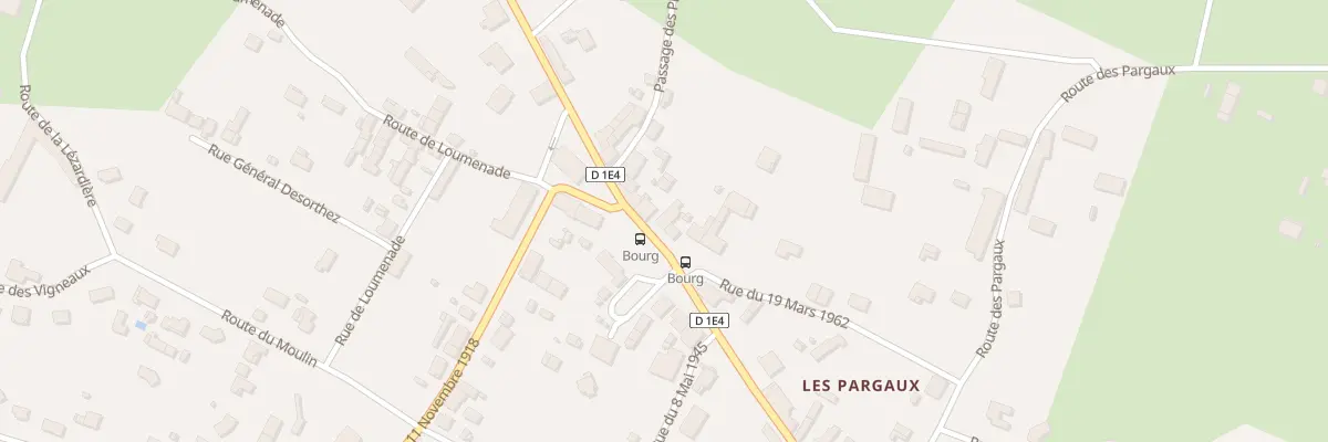 Plan du 11 Rte du Bourg à Talais