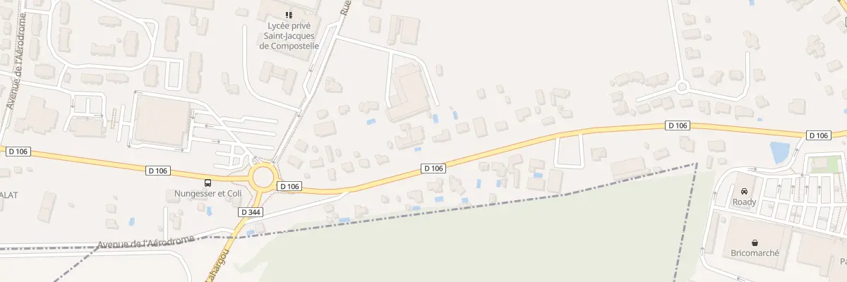 Plan du 48 Rte de la Parcelle à Dax