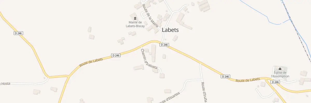 Plan du 619 Rte de Labets à Labets-Biscay