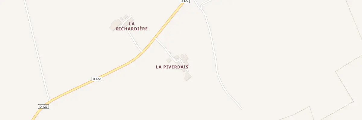 Plan du 3 La Piverdais à Landivy