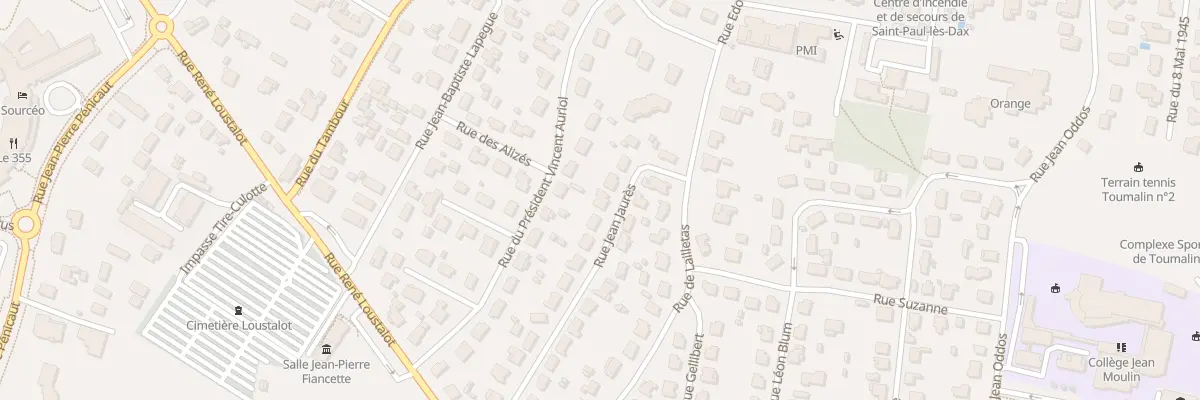 Plan du 27 Rue Jean Jaurès à Saint-Paul-lès-Dax
