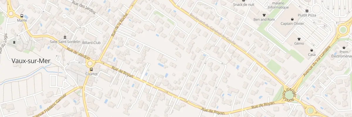 Plan du 11B Rue de la Roche à Vaux-sur-Mer