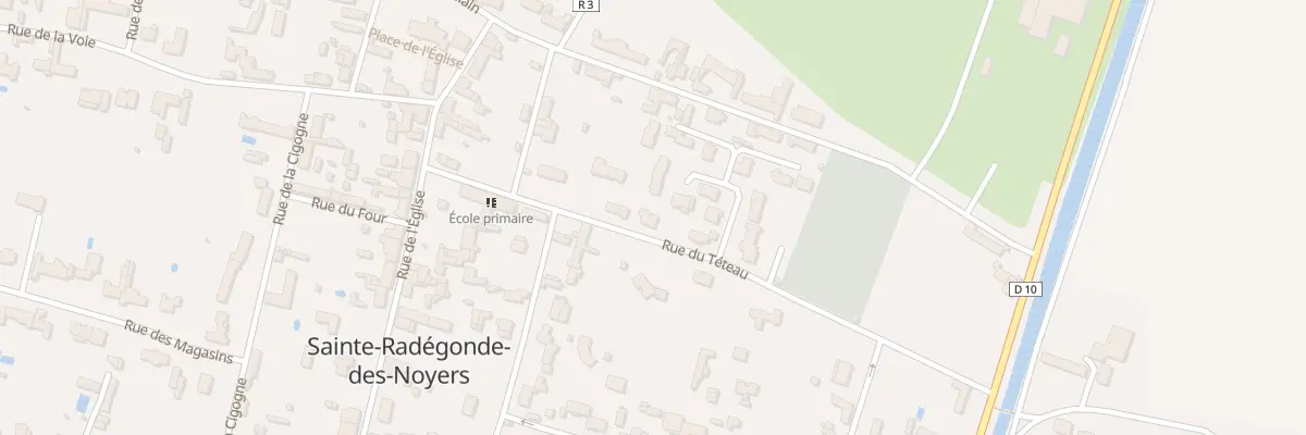 Plan du 5 Rue du téteau à Sainte-Radégonde-des-Noyers