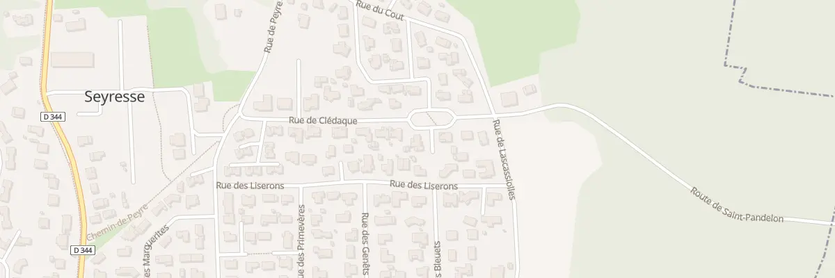Plan du 8 Rue du Tartas à Seyresse