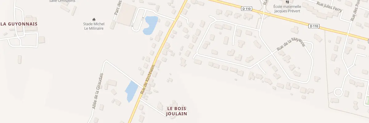 Plan du 18 Rue du Maine à Renazé