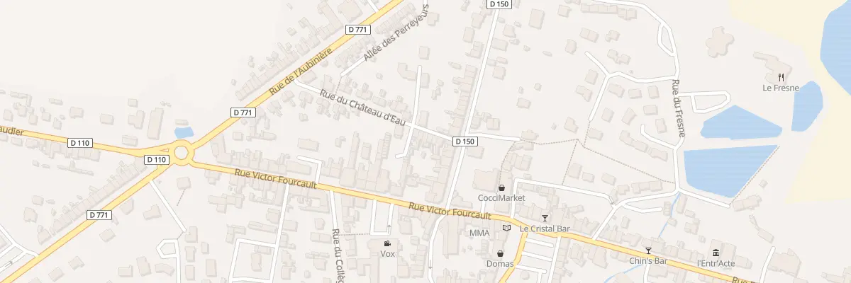 Plan du 7 Rue du Chateau d’Eau à Renazé