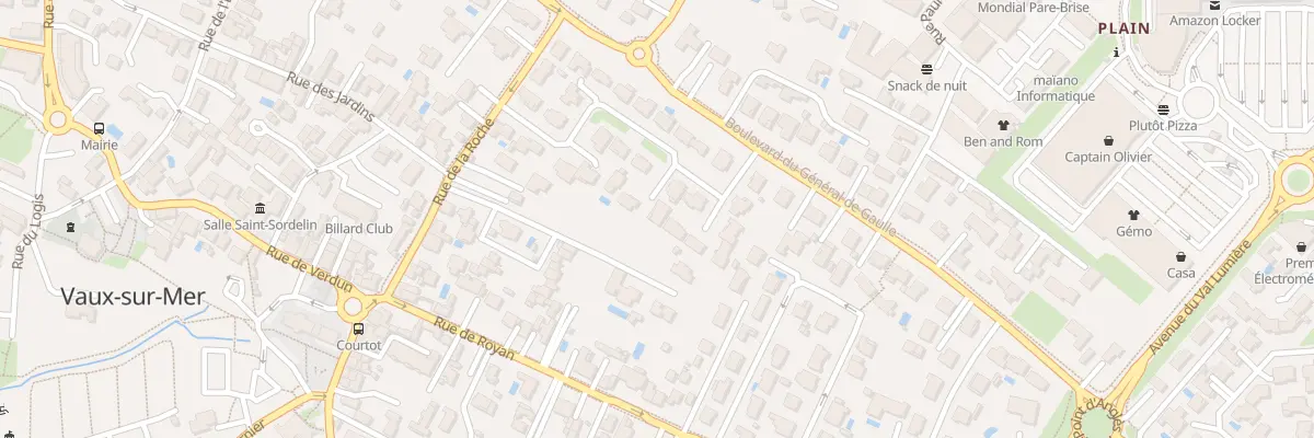 Plan du 19 Rue du Beaupre à Vaux-sur-Mer