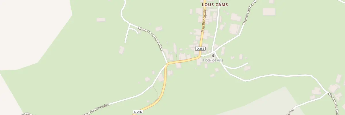 Plan du 5018 Lous Cazaux à Bergouey-Viellenave
