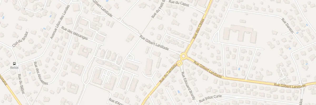 Plan du 719 Rue Gilbert Lahillade à Saint-Paul-lès-Dax