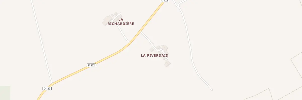 Plan du 1 La Piverdais à Landivy
