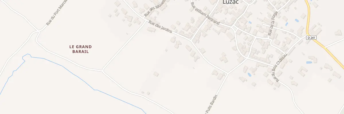 Plan du 24 Rue des Jardins à Saint-Just-Luzac