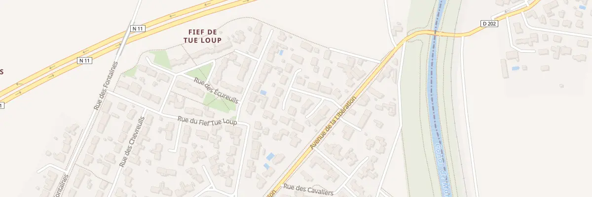 Plan du 18 Rue de la Bergerie à Dompierre-sur-Mer
