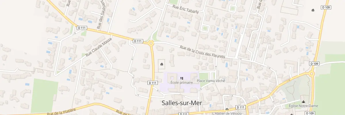 Plan du 31 Rue de la Croix des Fleurets à Salles-sur-Mer