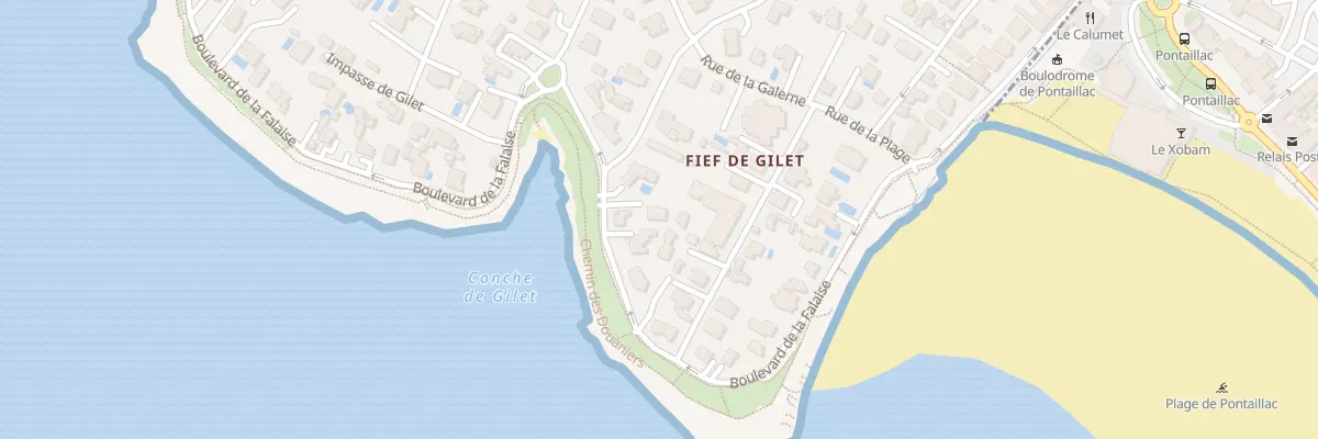 Plan du 61 Bd de la Falaise à Vaux-sur-Mer