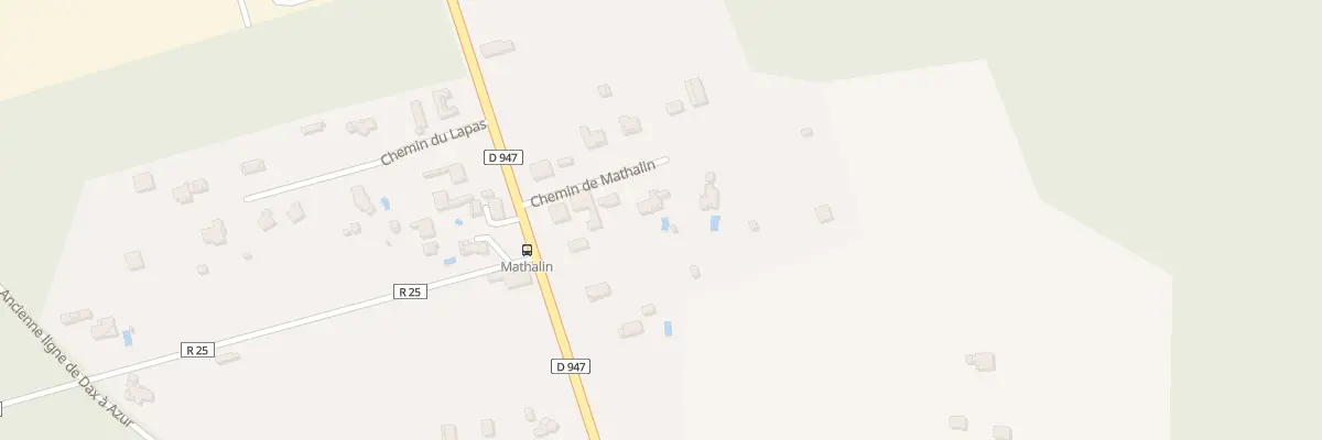 Plan du 92 Che de Mathalin à Saint-Paul-lès-Dax