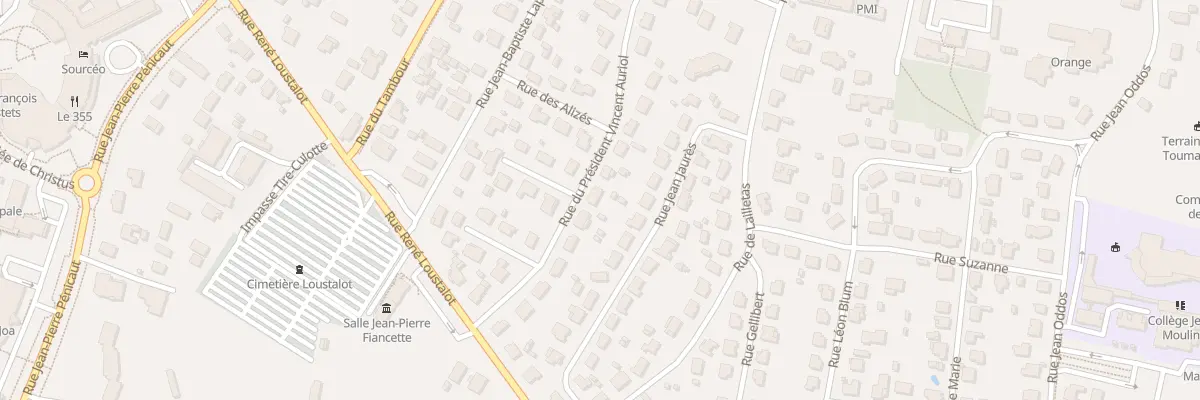 Plan du 14 Rue Vincent Auriol à Saint-Paul-lès-Dax