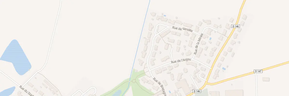 Plan du 6 Rue de Vendee (La Renaudiere) à Sèvremoine