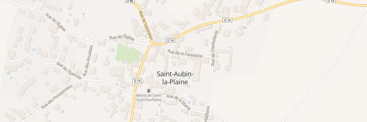 Plan du 10 Rue Pierre David à Saint-Aubin-la-Plaine