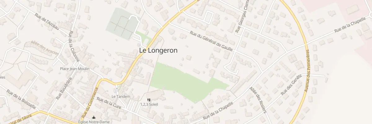 Plan du 6 Rue du Gen de Gaulle (Longeron à Sèvremoine