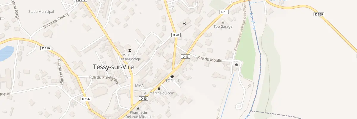 Plan du 21 Rue Saint-Pierre et Miquelon à Tessy-Bocage