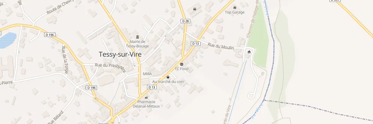 Plan du 36 Rue St Pierre et Miquelon à Tessy-Bocage