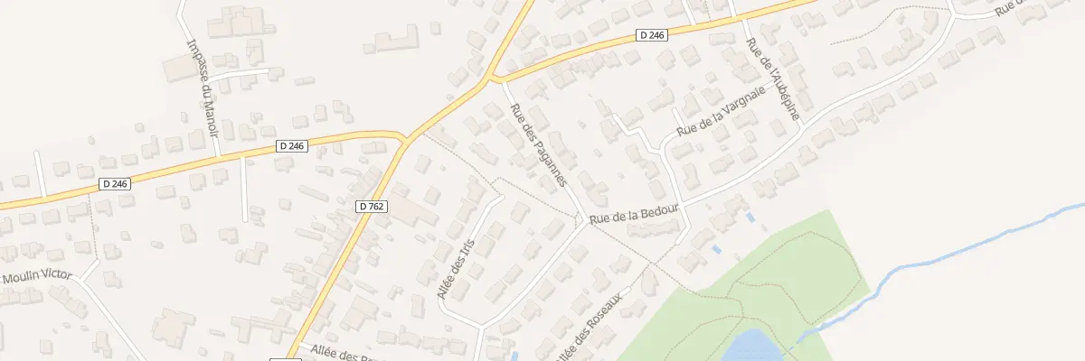 Plan du 10 Rue des Pagannes à Beaupréau-en-Mauges