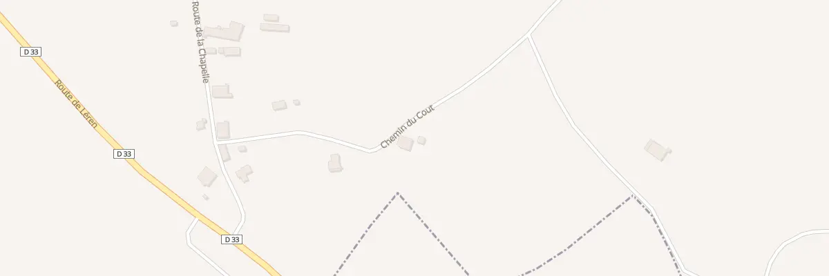 Plan du 218 Che du Cout à Sorde-l’Abbaye