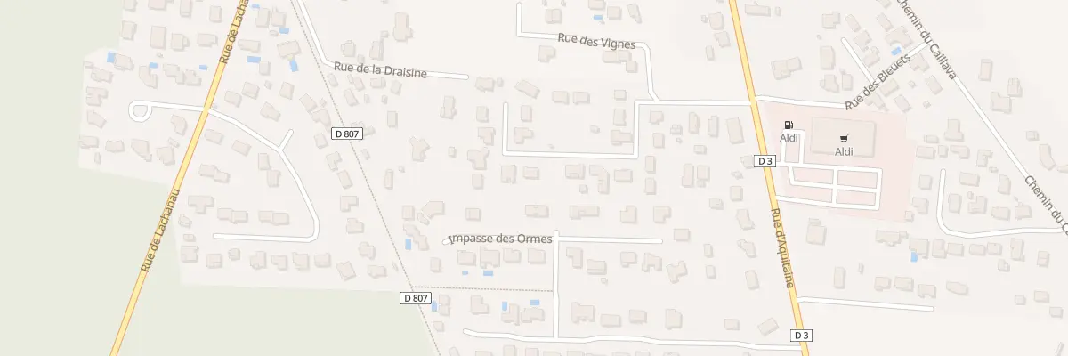Plan du 16 Rue des Chanterelles à Hourtin
