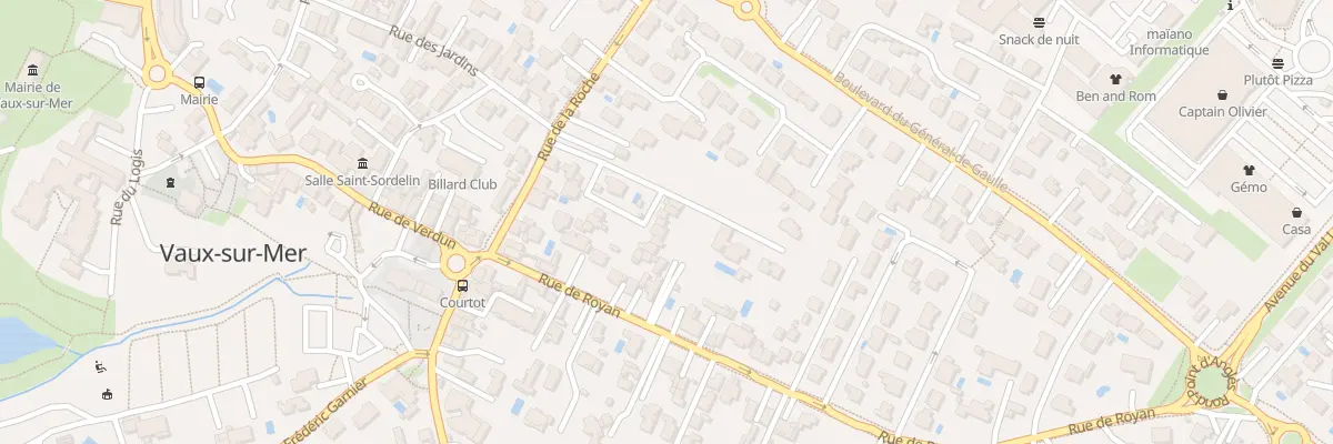 Plan du 11A Rue de la Roche à Vaux-sur-Mer