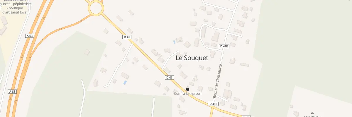 Plan du 180 Rte des Plages à Lesperon