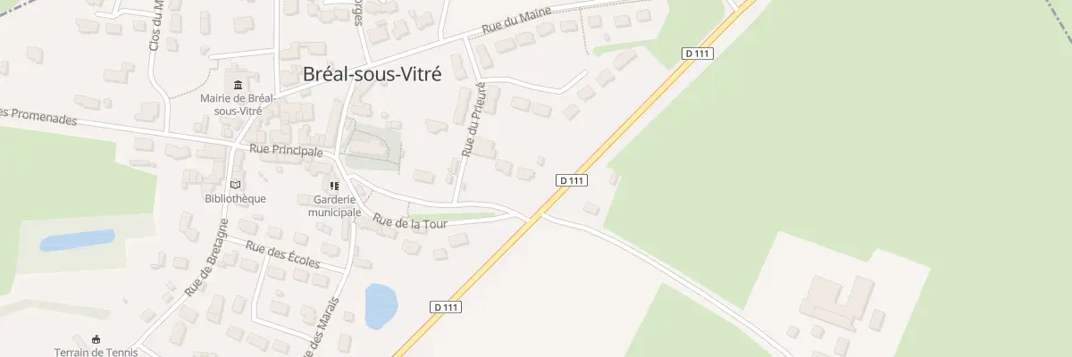 Plan du 7 Pl de l’Eglise à Bréal-sous-Vitré