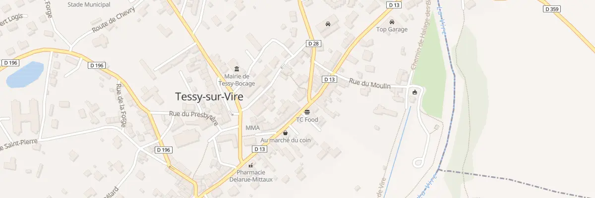 Plan du 27 Rue Saint-Pierre et Miquelon à Tessy-Bocage