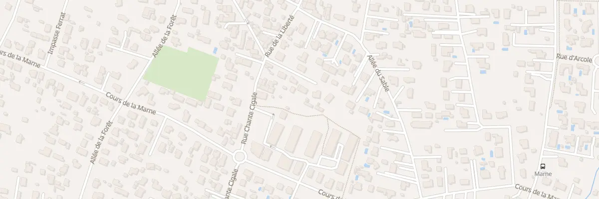Plan du 13Q Rue Chante Cigale à Gujan-Mestras
