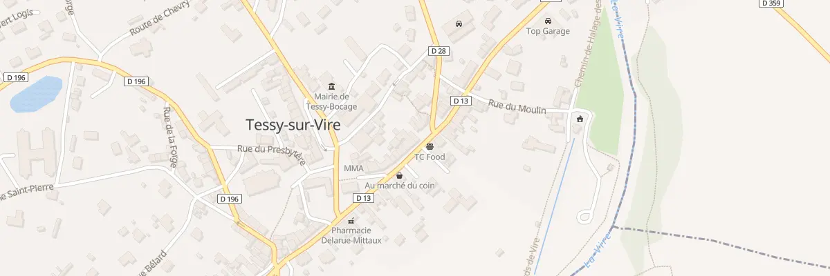 Plan du 29 Rue Saint-Pierre et Miquelon à Tessy-Bocage
