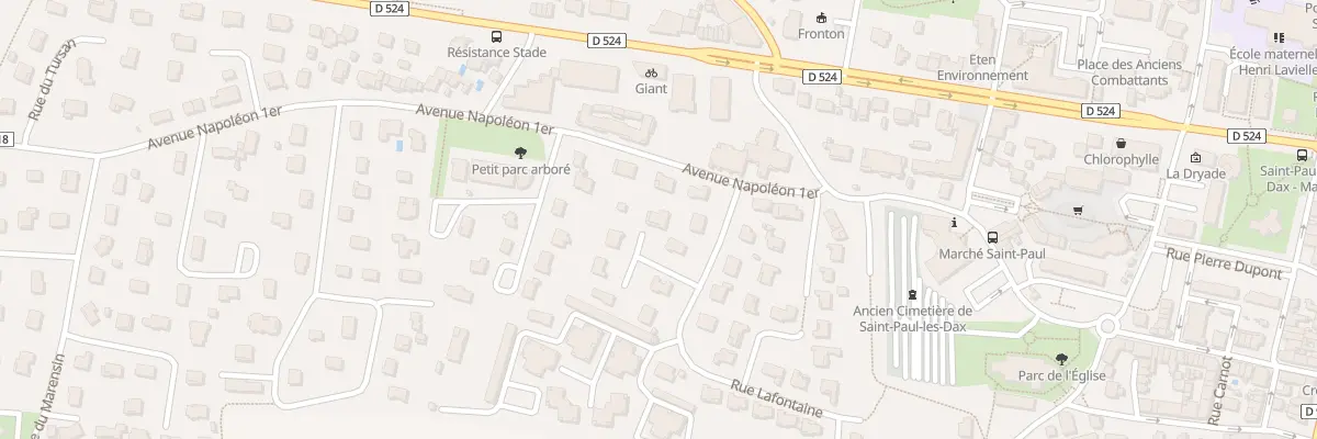 Plan du 4 Rue Boileau à Saint-Paul-lès-Dax