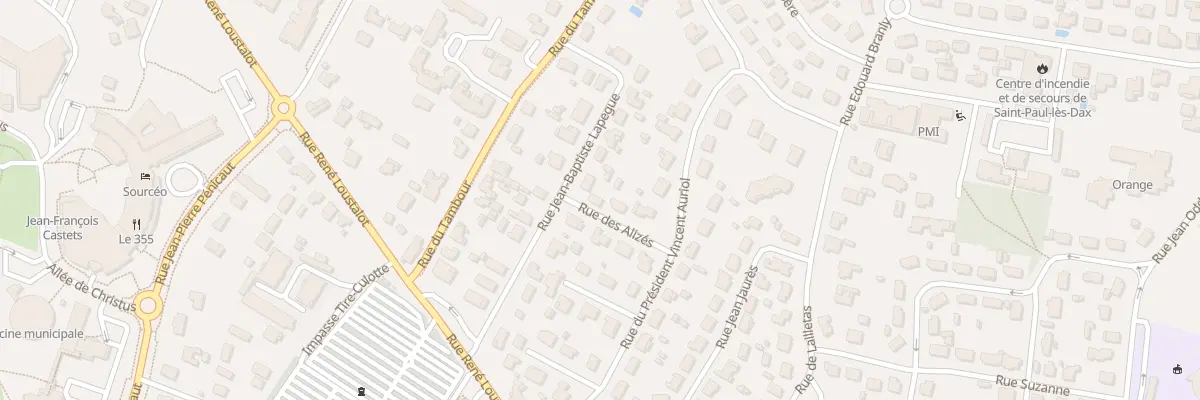 Plan du 6 Rue des Alizés à Saint-Paul-lès-Dax
