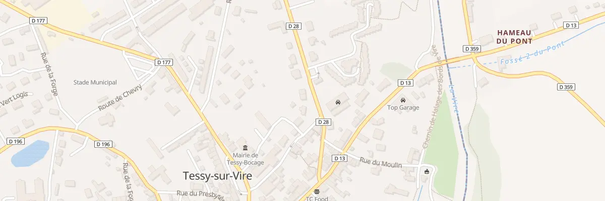 Plan du 12 Rte de Saint-Lô à Tessy-Bocage