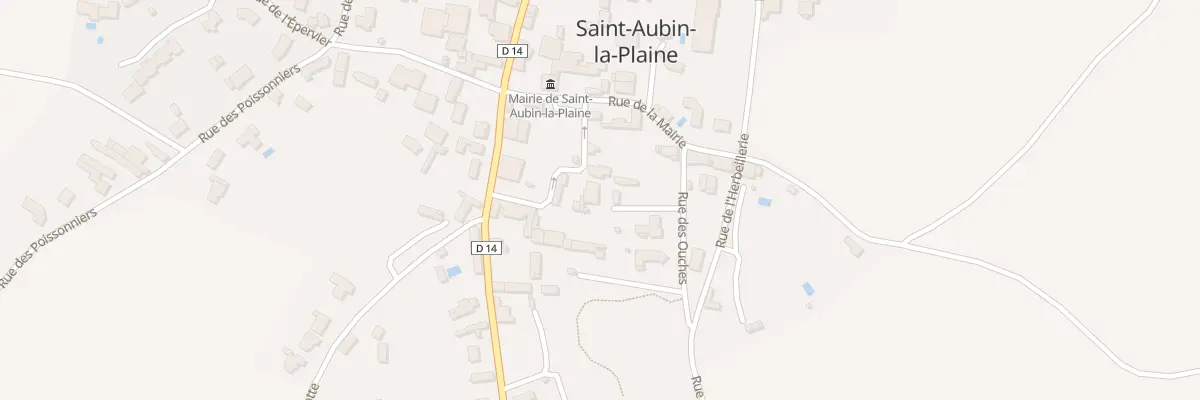 Plan du 13 Rue de l’école à Saint-Aubin-la-Plaine