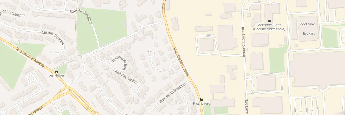 Plan du 380 Rue des Noisetiers à Saint-Lô