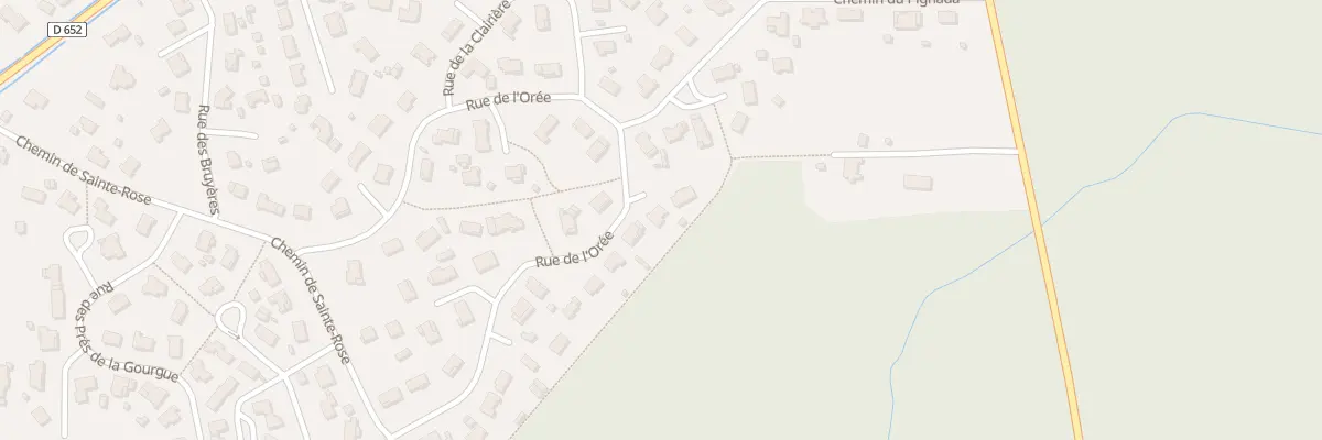 Plan du 375 Rue de l’Orée à Sanguinet