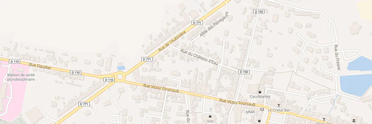 Plan du 15 Rue du Chateau d’Eau à Renazé