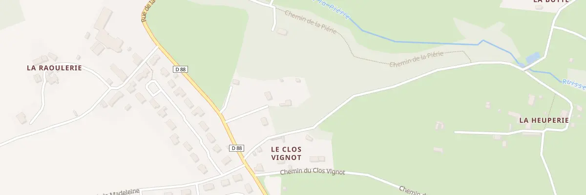 Plan du 386 Rue de la Planche du Bois à Saint-Lô