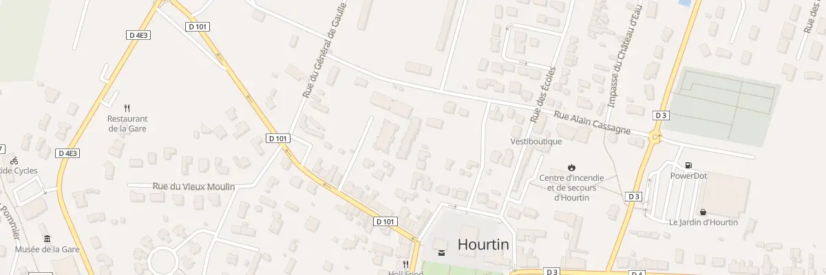 Plan du 16 Rue des Peupliers à Hourtin