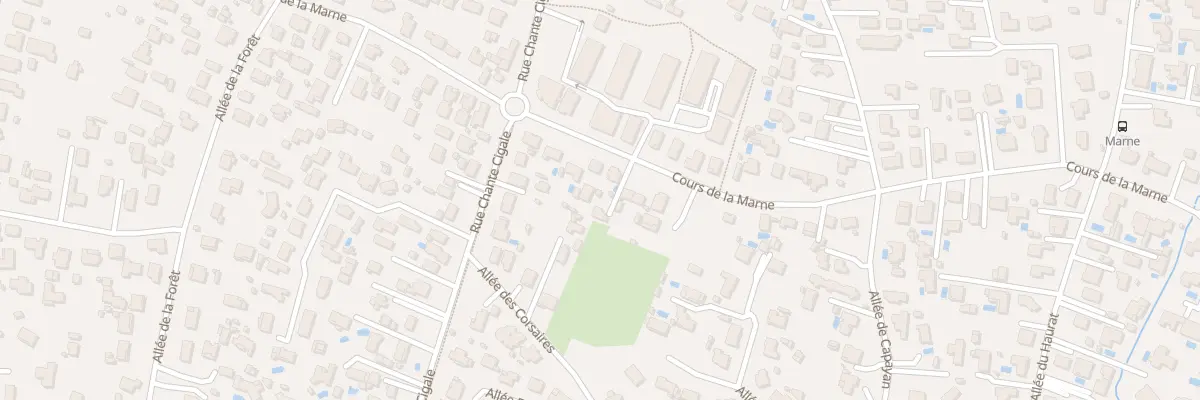 Plan du 102B Crs de la Marne à Gujan-Mestras