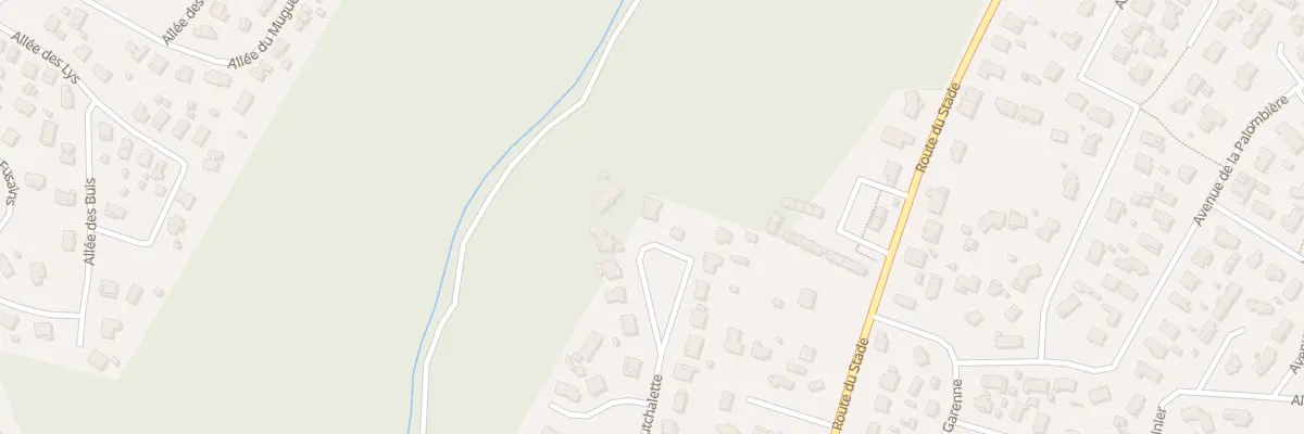 Plan du 22 Av de Moutchalette à Lanton