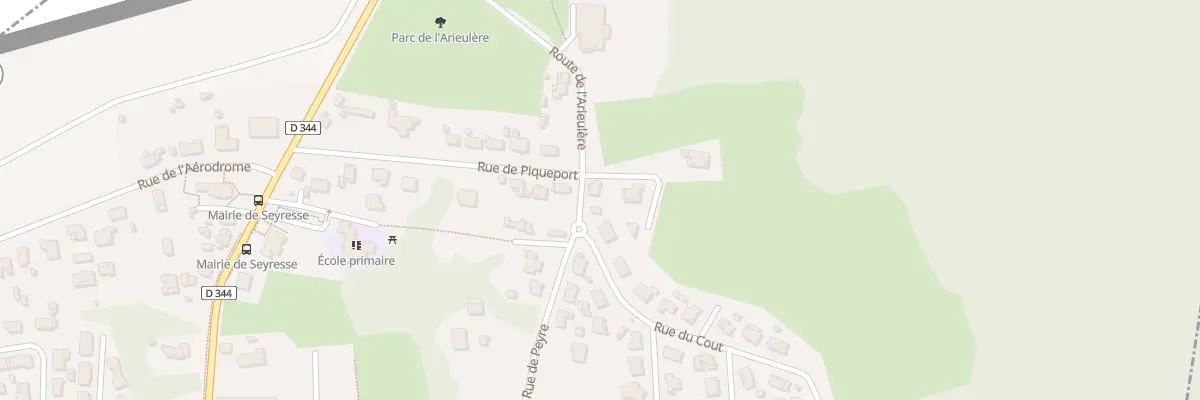 Plan du 1 Rue de Peyre à Seyresse