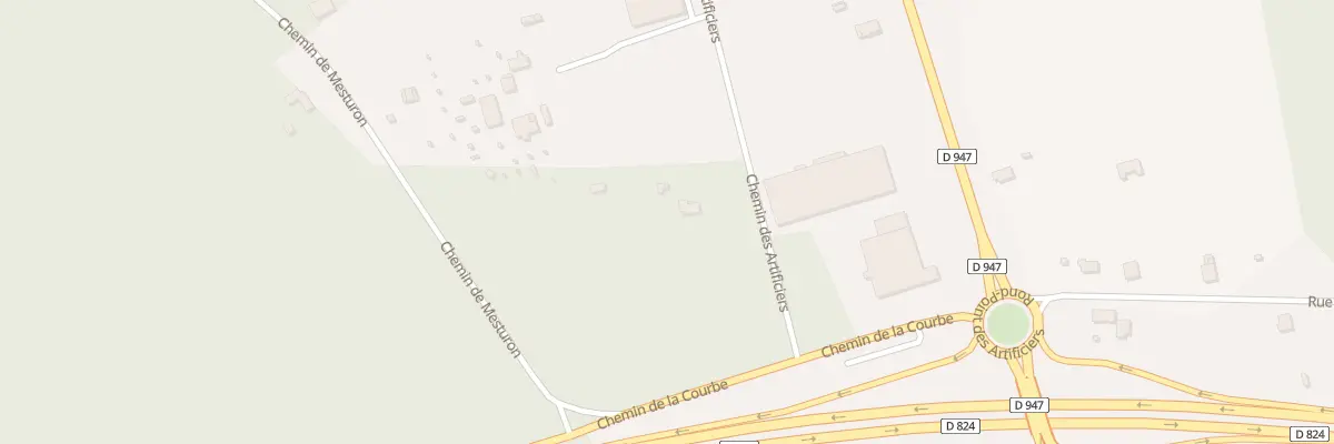 Plan du 9028 Rue des Cibles à Saint-Paul-lès-Dax