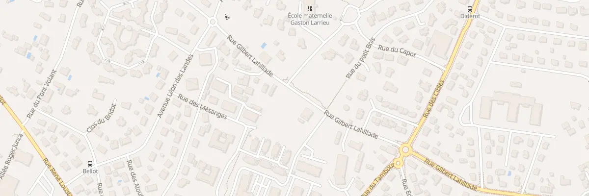 Plan du 829 Rue Gilbert Lahillade à Saint-Paul-lès-Dax