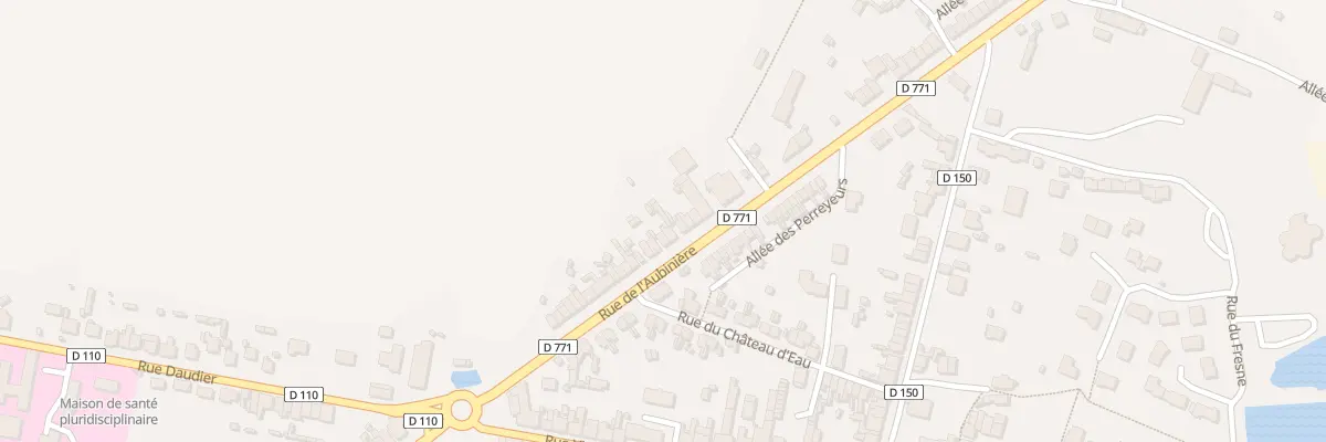 Plan du 29 Rue de l’Aubinière à Renazé