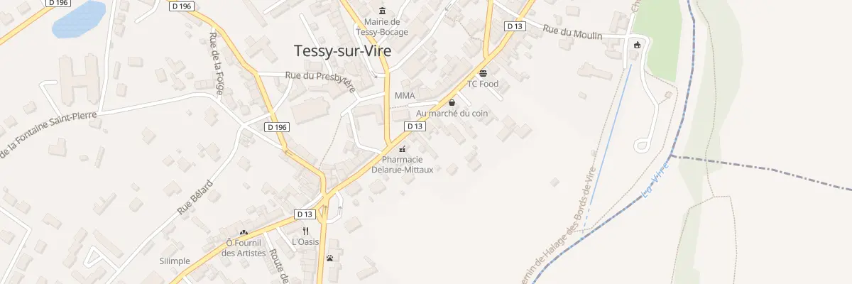 Plan du 62 Rue St Pierre et Miquelon à Tessy-Bocage